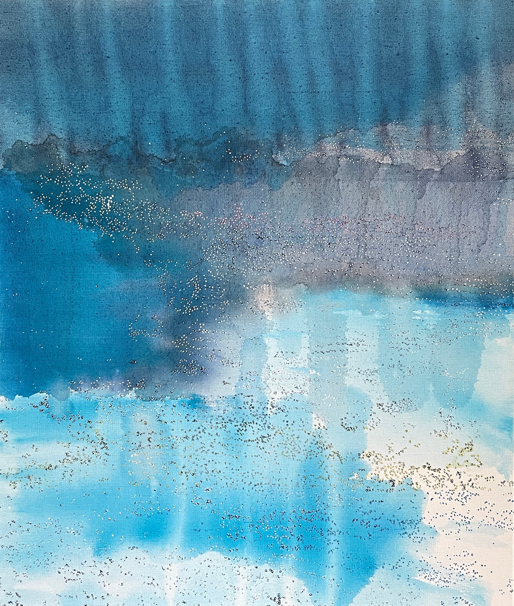 Når det overflødige forsvinder
Akryl på lærred
70x60 cm.