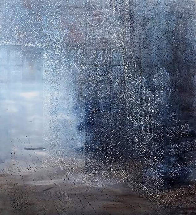 Hvad morgendagen vil bringe
Akryl på lærred
110 x 100 cm.