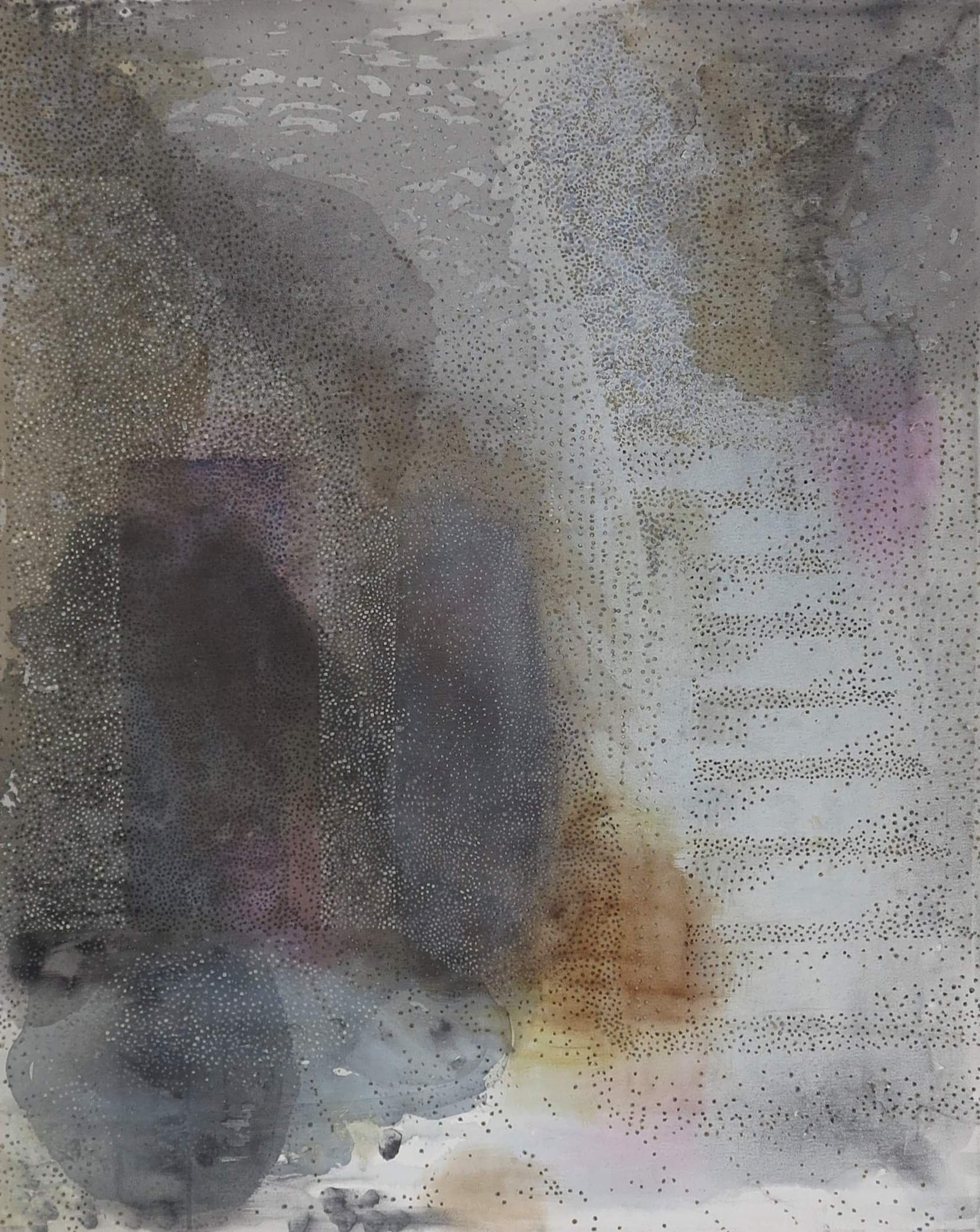 Den forkerte vej var rigtig
100 x 80 cm.
Akryl på lærred