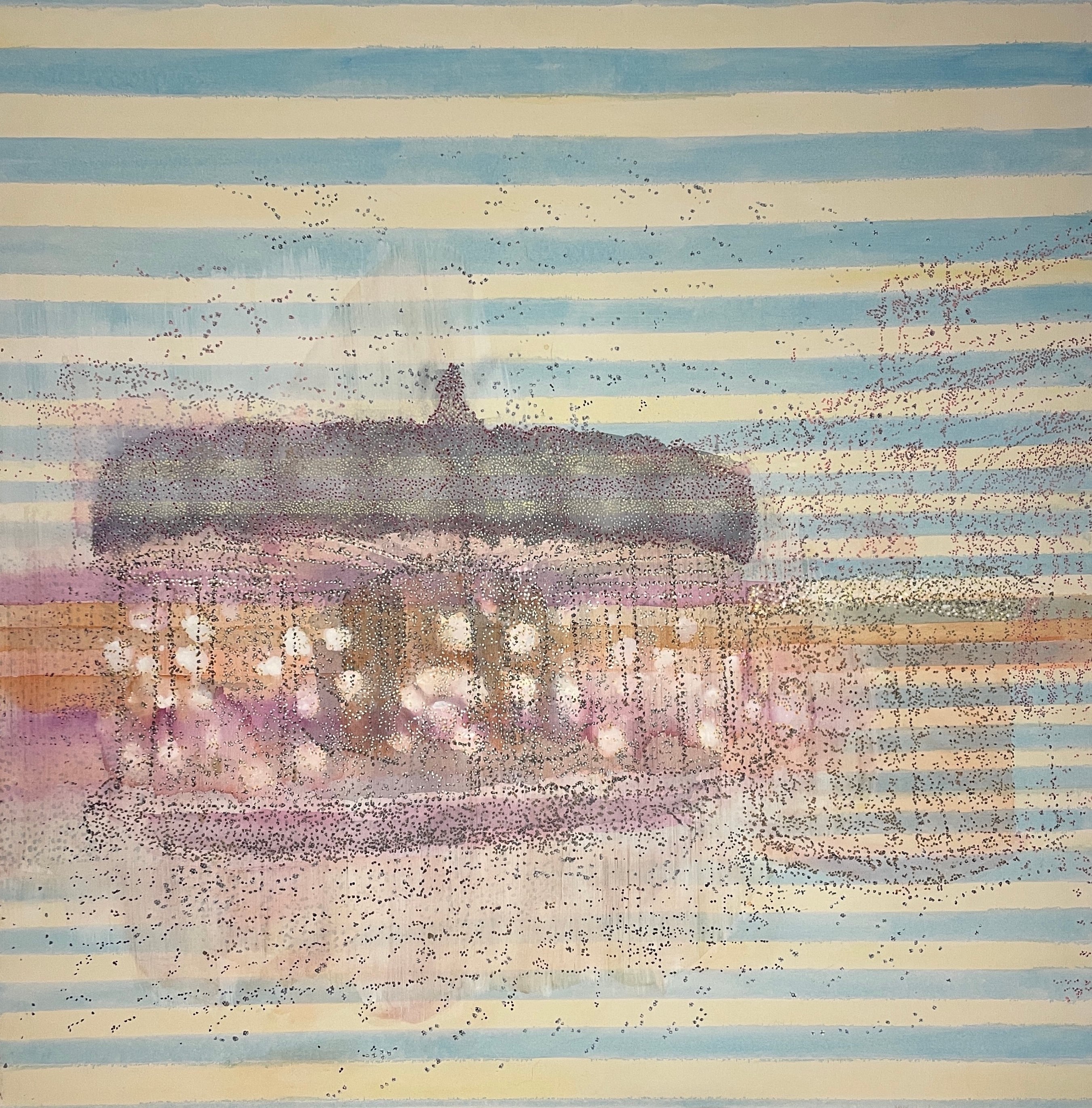 Når dagen vender tilbage
Akryl på lærred
100 x 100 cm.