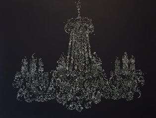 60 x 80 cm.
Akryl på lærred