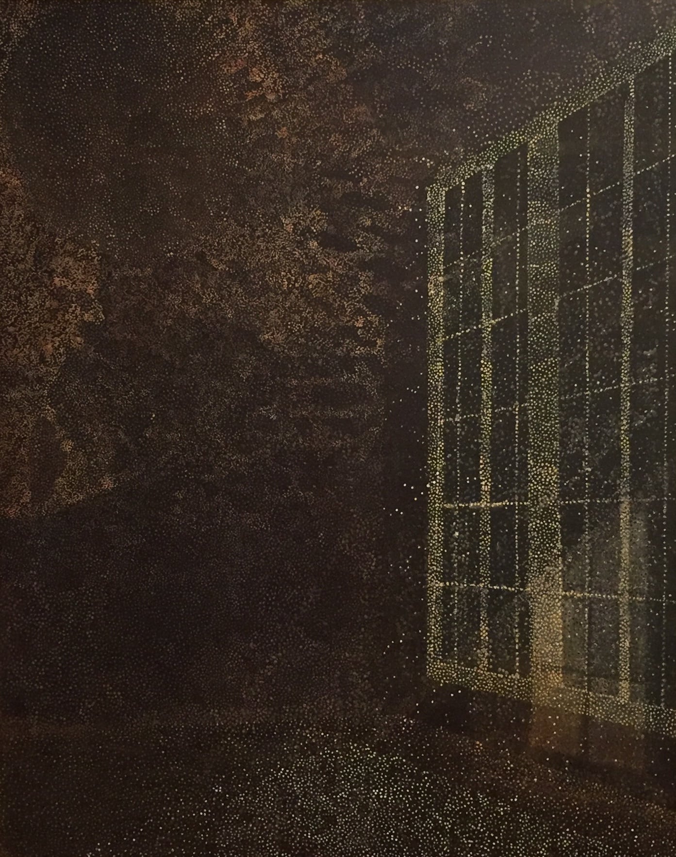 100 x 60 cm.
Akryl på lærred