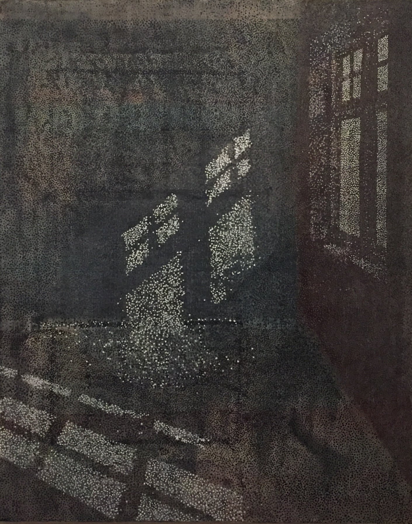 Man kan altid finde mørke
100 x 80 cm.
Akryl på lærred