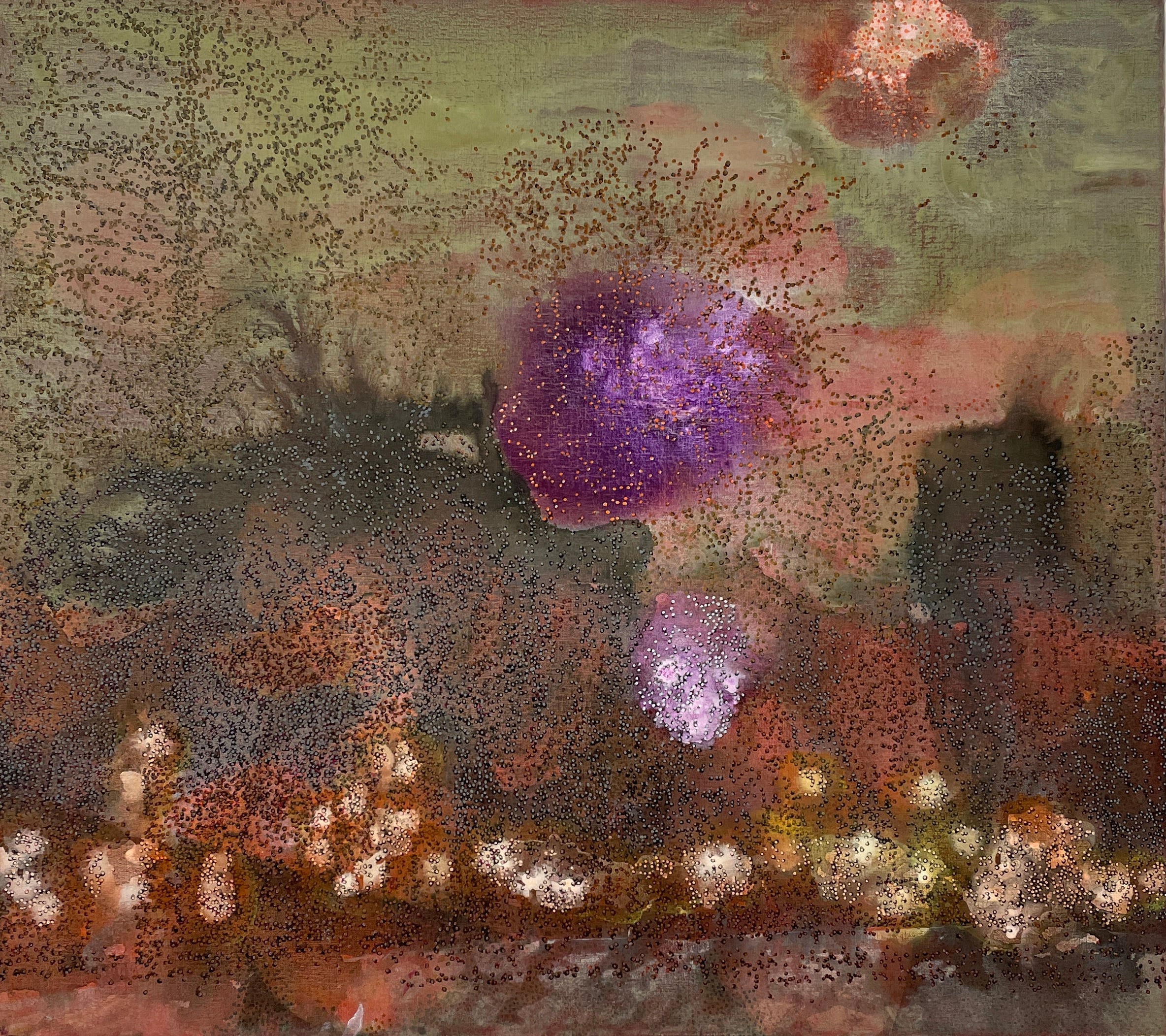 Efter en omvej
80 x 90 cm.
Akryl på lærred