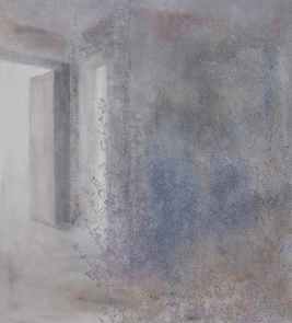 120 x 100 cm.
Akryl på lærred